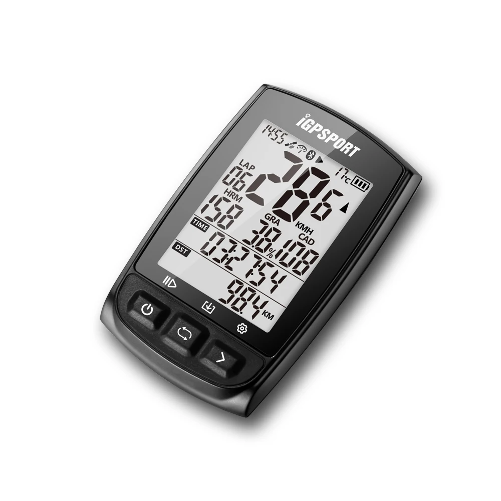 Велосипедный компьютер i GPS PORT iGS50E с поддержкой велосипедный Спидометр IPX7 200 часов