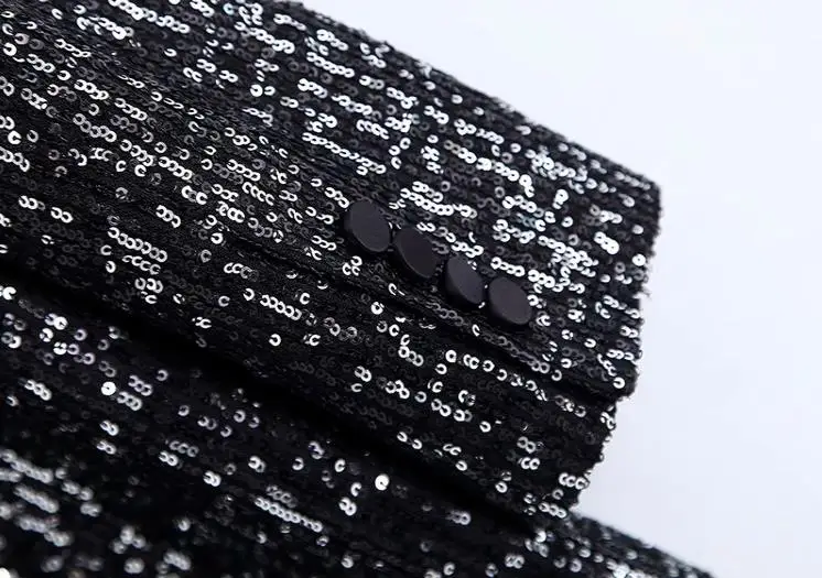 Женский офисный костюм из двух предметов пикантный блейзер с V-образным вырезом и