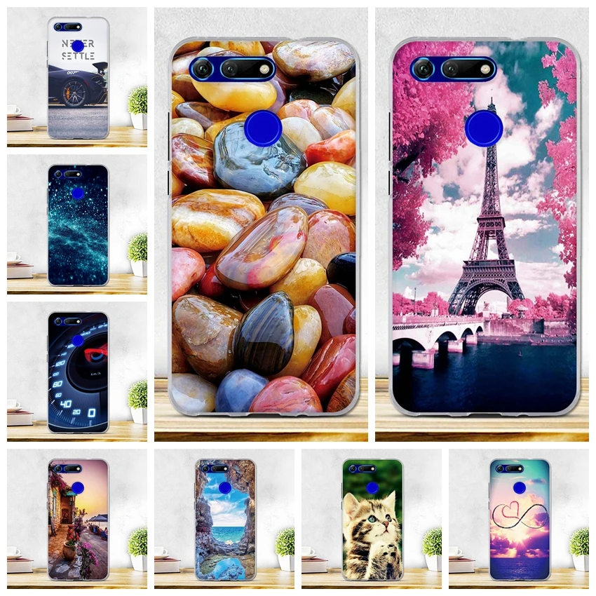 Чехол для Huawei Honor View 20 силиконовый мягкий чехол из ТПУ чехлы телефонов View20 PCT L29 V20
