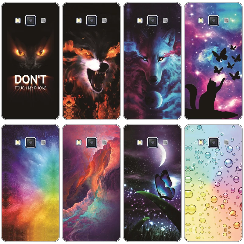 Soft Silicone Case for Samsung Galaxy E5 E5000 SM-E500F E500H E500F SM-E500FDS Phone Cases Coque | Мобильные телефоны и