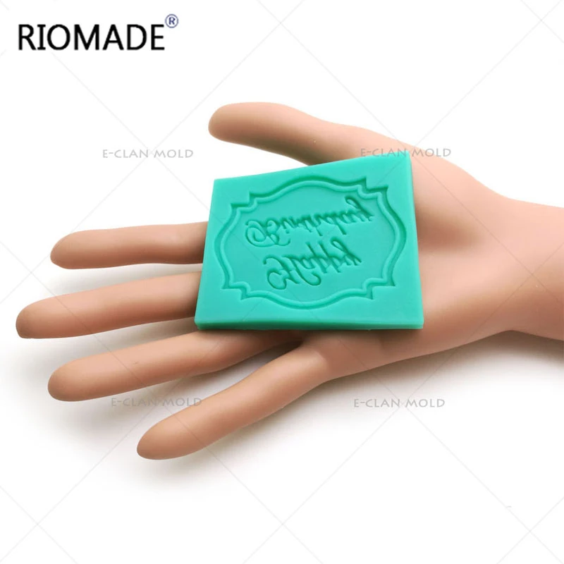 Силиконовая форма с надписью Happy Birthday для украшения торта формы чипсов шоколада