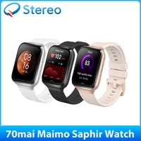 global version maimo 70mai saphir watch gps heart rate monitor 1 78 amoled screen waterproof men watches for xiaomi smartwatch