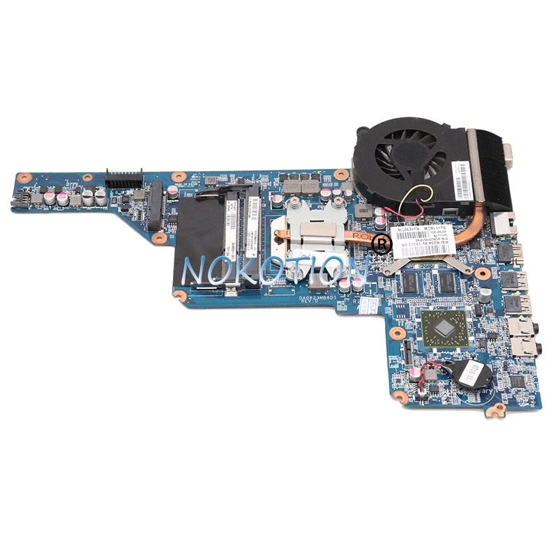 Nokotion 657941-001 649950-001 для HP pavilion G4 G6 AMD радиатор охлаждения ноутбука медный с