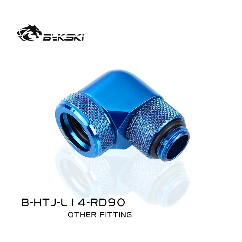 Bykski B-HTJ-L14-RD90 G1/4 ''мужского и женского пола 90 градусов вращающийся фитинг для