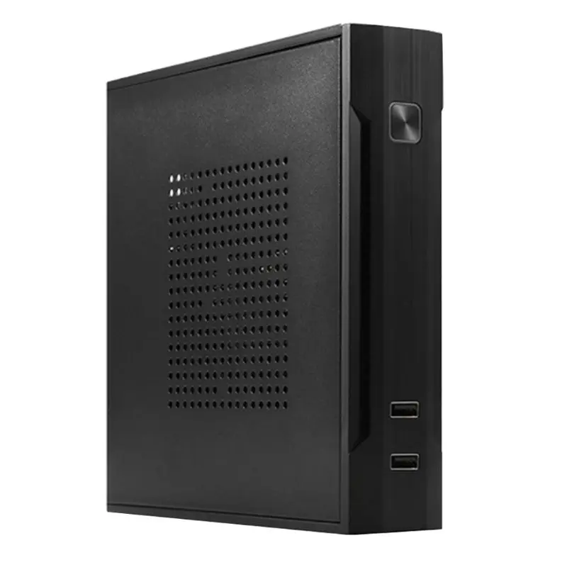 QX01 Mini ITX компьютерные Чехлы Usb2.0 2 5 дюйма Hdd SSD игровой ПК настольный корпус с 12 В 8A/5A