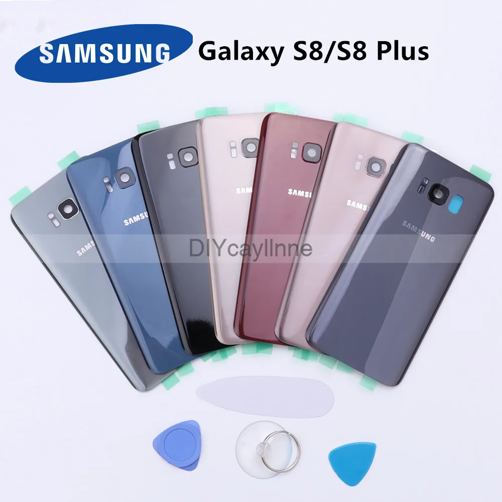 Samsung Galaxy S8 Plus G955 задняя крышка корпуса G950 батарейного отсека Замена
