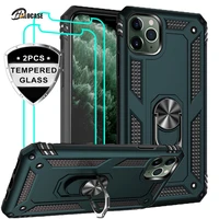luxury armor shockproof phone case for iphone 5 5s se 12 11 pro xs max xr x 7 8 6 6s plus car magnetic ring bumper full cover