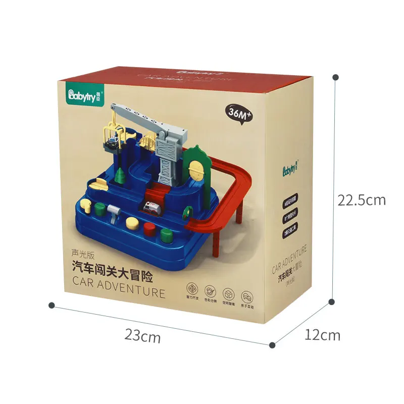 

Light Cars Kids Educational Toys Brain Table Game Montessori Juguetes Adventure Track Parking Lots Children Boys Birthday Gift