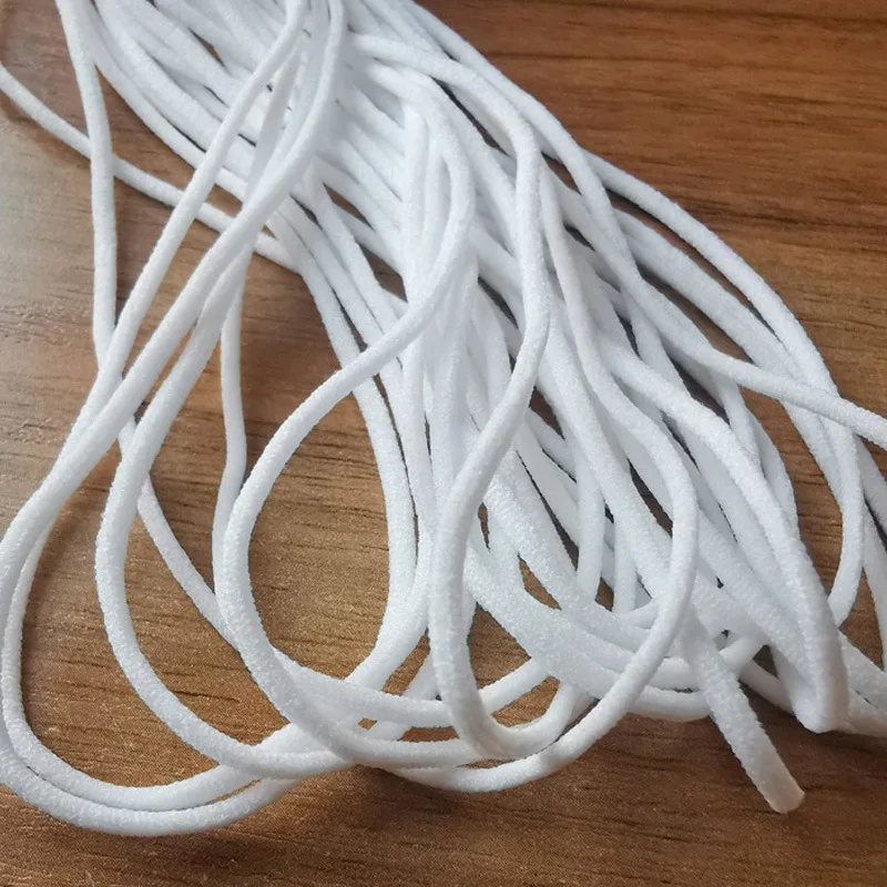 2 5-4 мм круглая эластичная повязка для маски лица маска ушей Резиновая лента