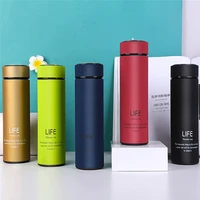 350400500ml thermos tea mug with strainer vacuum flask with filter stainless steel thermal cup coffee mug silver water bottle