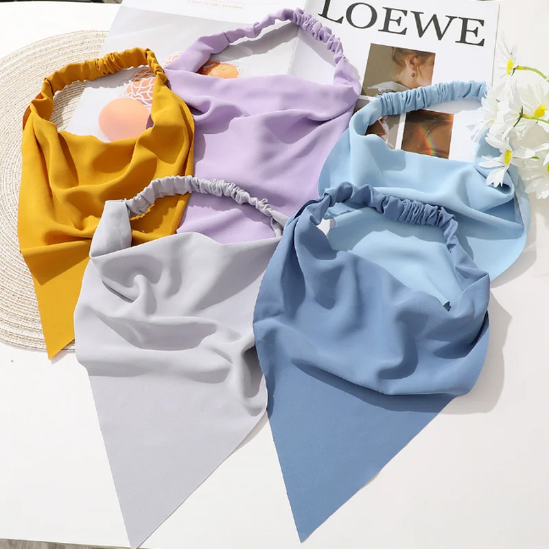 

Headband Girl Women's Triangle Scarf Jewelry Hair Accessories