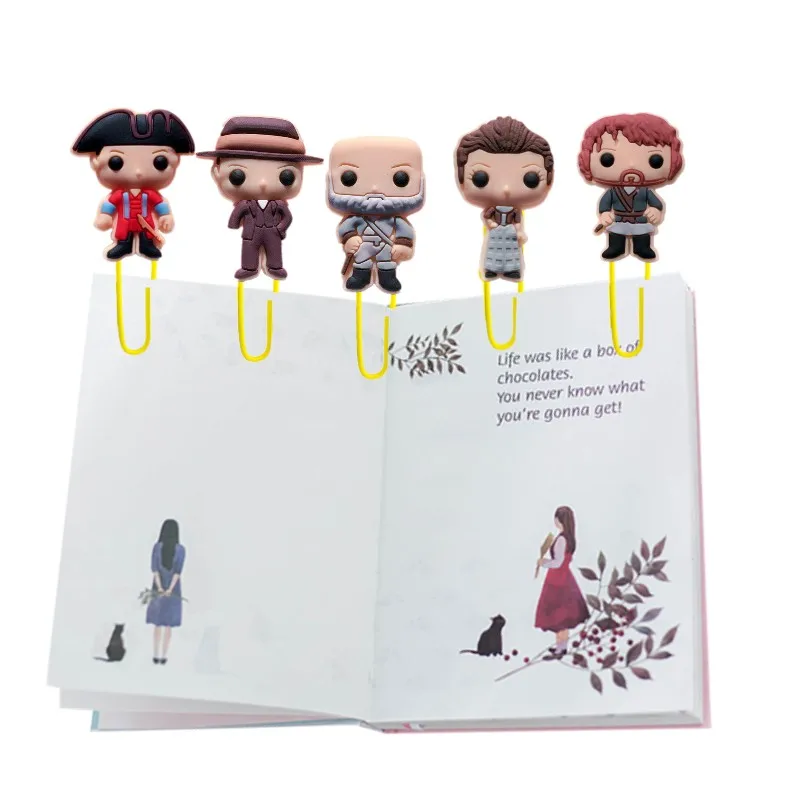 25 шт Outlander Bookmarks для книг Фэнтези бумажные зажимы для студентов учительницы Клэр Джейми закладки для книг держатель страницы детский подарок