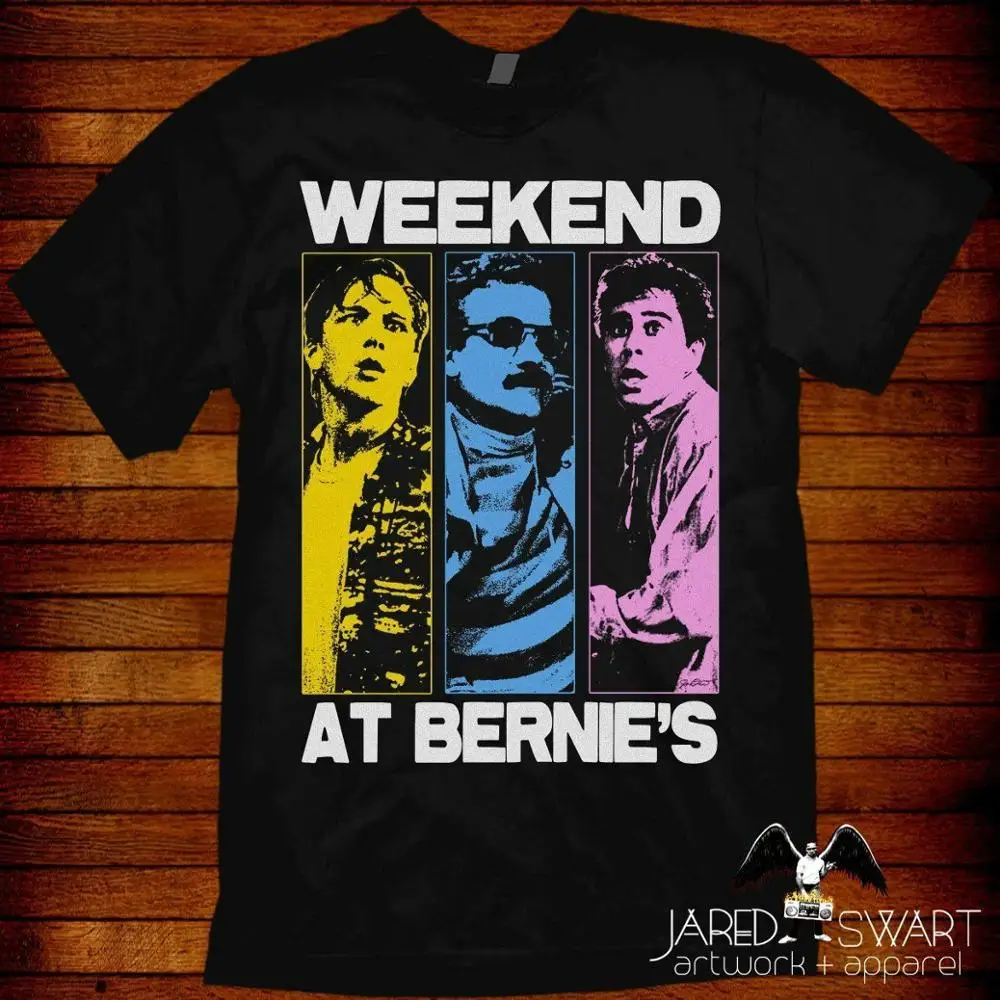 

Weekend At Bernie's T-shirt Pop-Art style design unisex & ladies