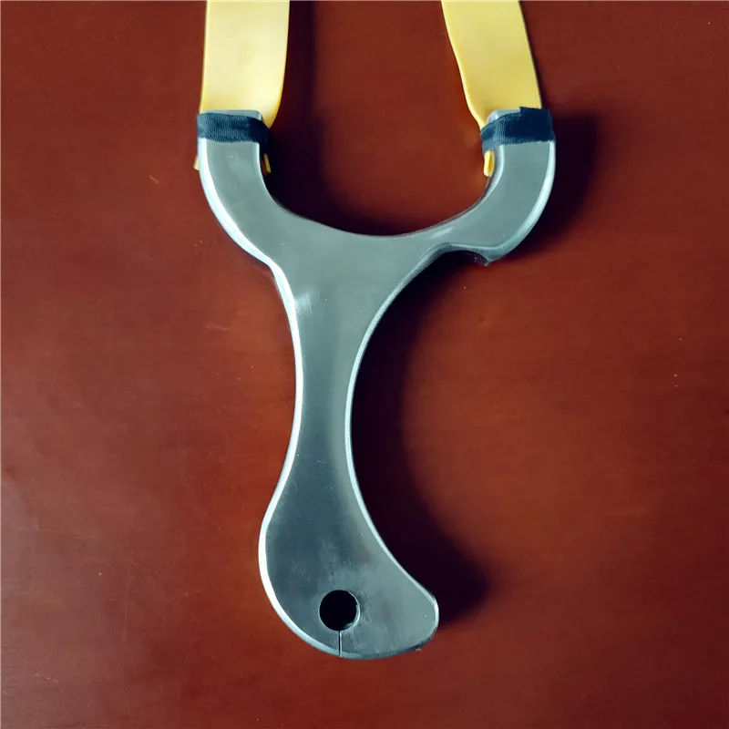 Мощный плоский Рогатка c резиновой лентой слинг для охоты из нержавеющей стали