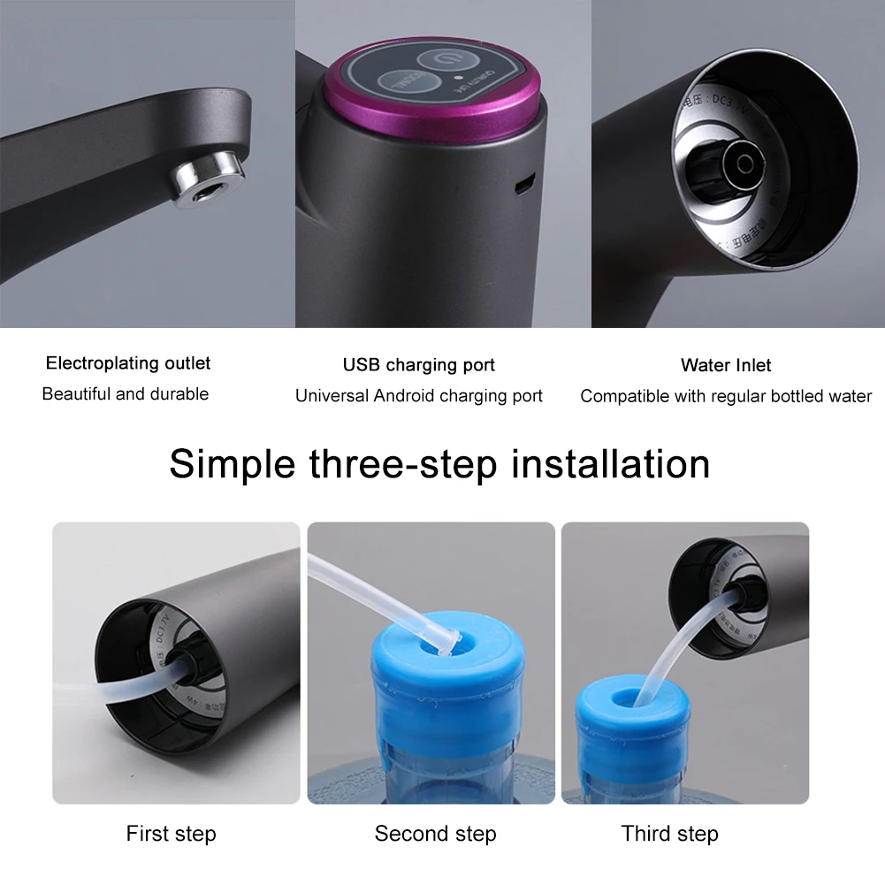 

Electric Water Pump Portable Caliber Drinking Bottle Switch Smart Wireless Water Pump Treatment Appliances