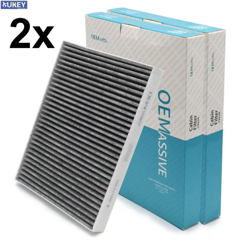 

7H0819631A 95557221910 For Volkswagen VW Transporter T5 T6 Multivan V Amarok Activated Carbon Pollen Cabin Air Filter Pollen 2PC