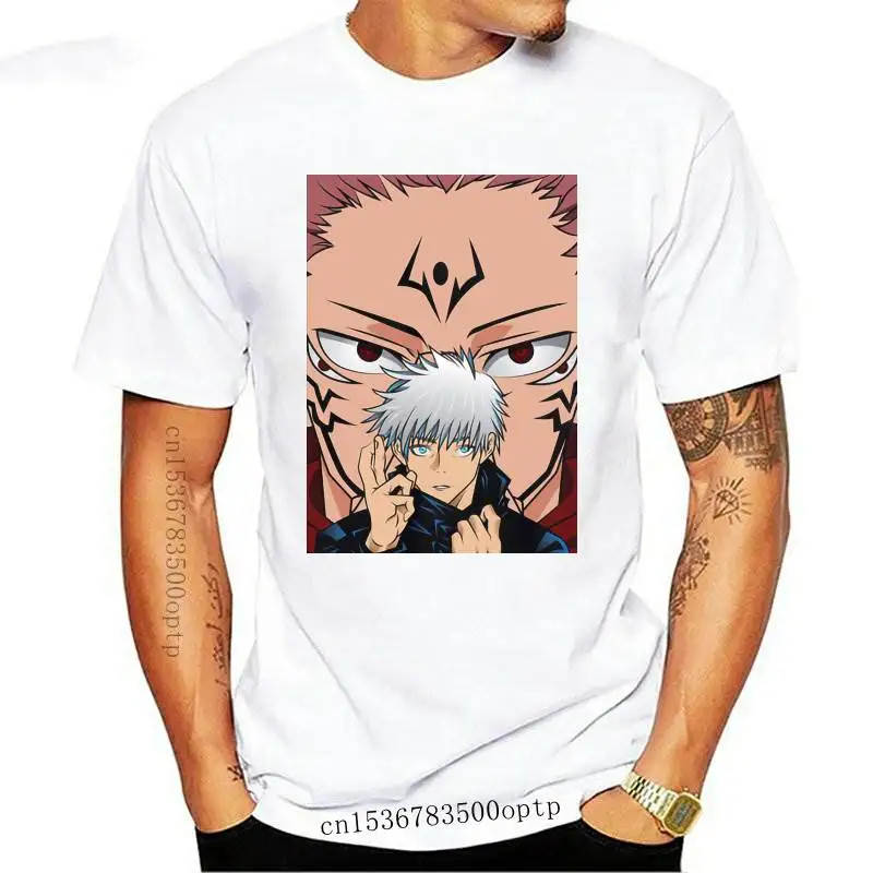 

New Jujutsu Kaisen Anime T-shirts Hipster Cartoon Casual Summer Tops Men Women Loose Cotton Ulzzang Vintage Short Sleeve T-Shirt