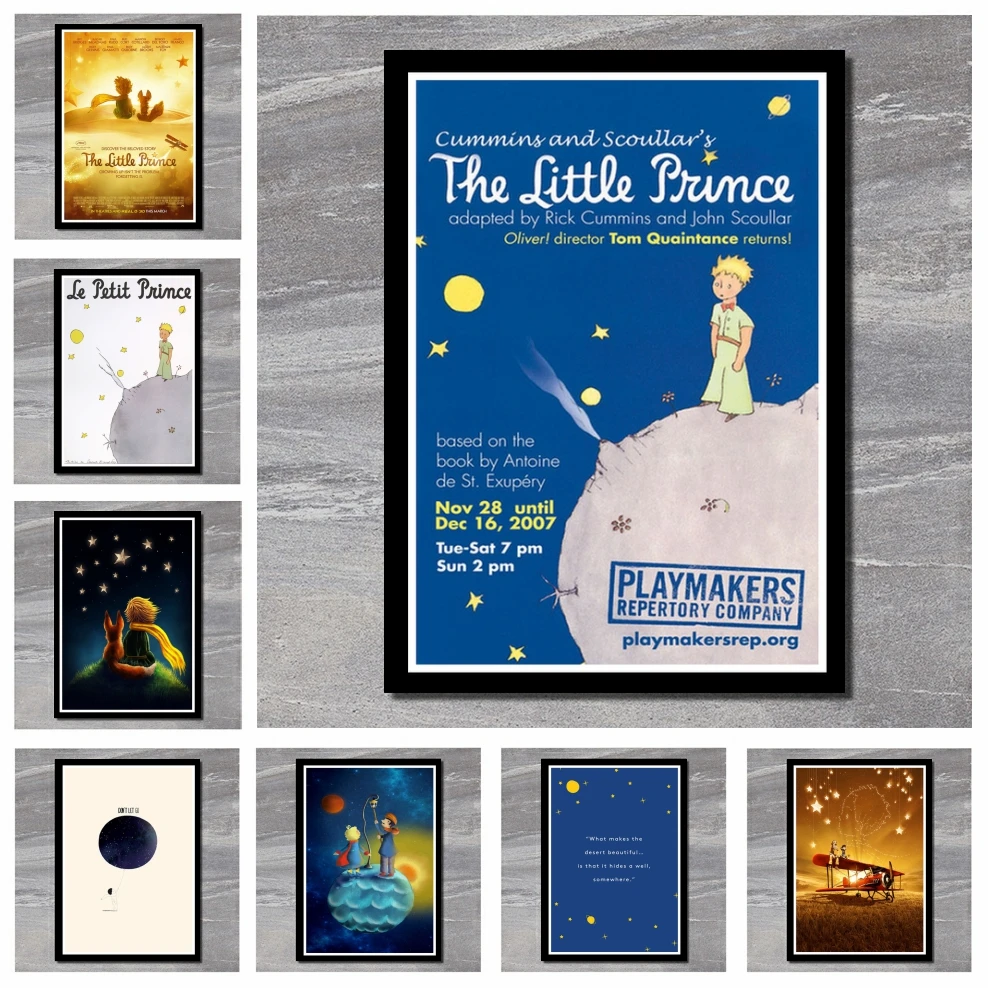 

Милый Постер с изображением Маленького принца Perfect JL, картина, Классический постер, наклейки на стену