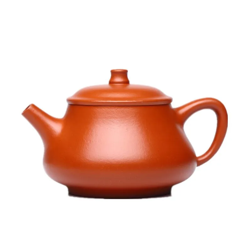 

Yixing Zisha teapot raw ore vermilion clay ball hole inner wall seal exquisite handmade teapot kungfu tea set