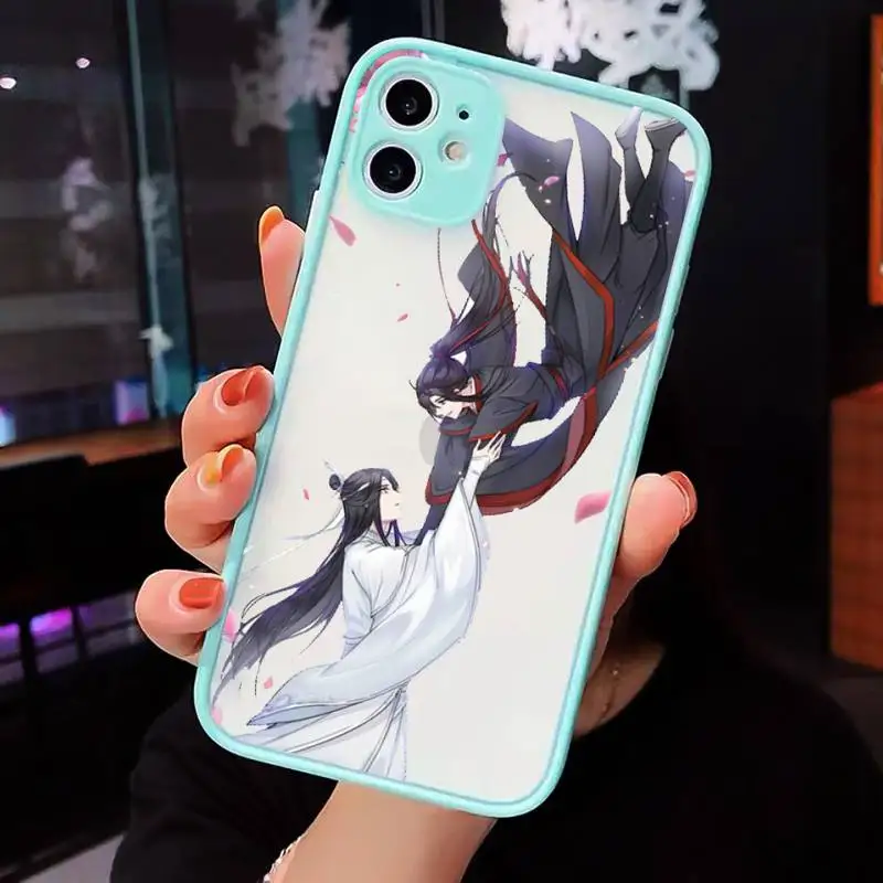 

Mo Dao Zu Shi anime cute Phone Cases matte transparent For iphone 7 8 11 12 plus mini x xs xr pro max luxury brand cover