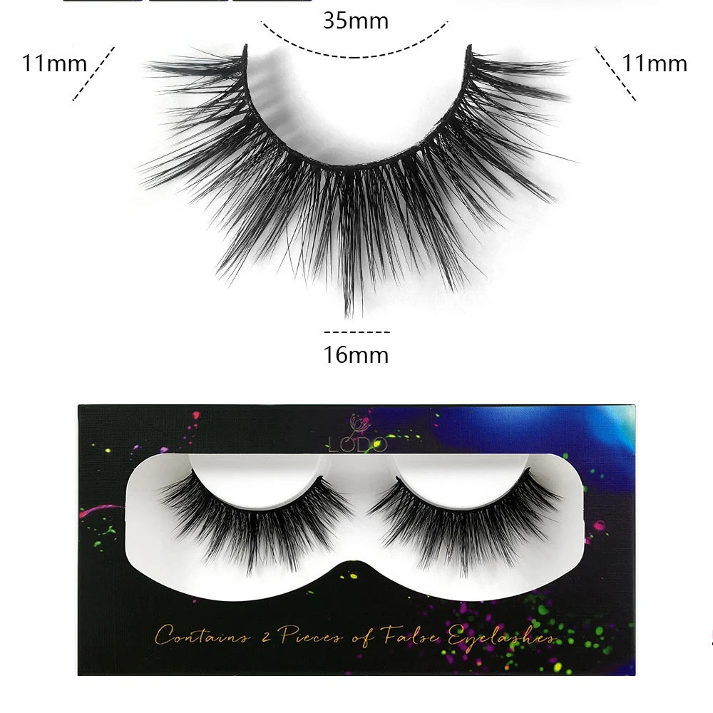 

Wholesale 3D False Eyelashes Mink High-grade Fiber Eye Lashes Faux Mink Eyelashes Vendor TEN01-09 Full Strip Lahses