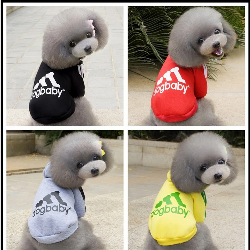 Спортивный стиль Одежда для собак модные худи щенка хлопковые жакеты домашних