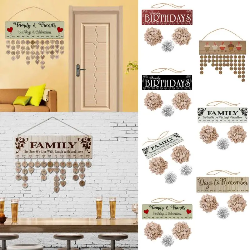 Настенный календарь настенный особые дни рождения | Дом и сад