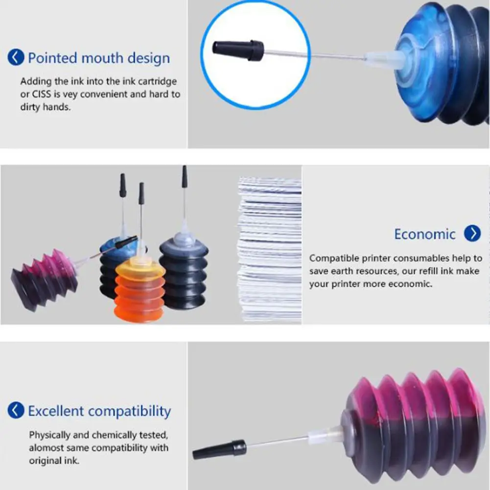 30 мл Универсальный Заправляемый чернильный картридж сильный инфильтрация