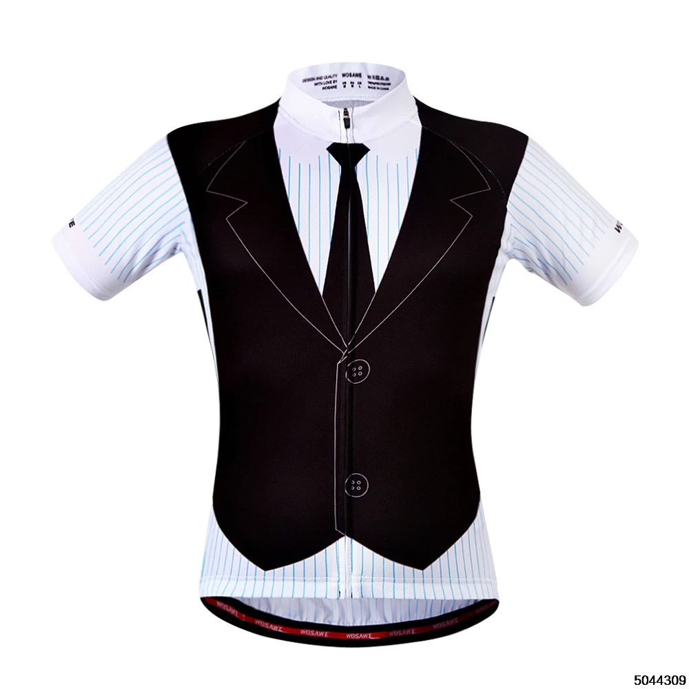 Вело рубашки WOSAWE Джерси для велоспорта быстросохнущие с коротким рукавом