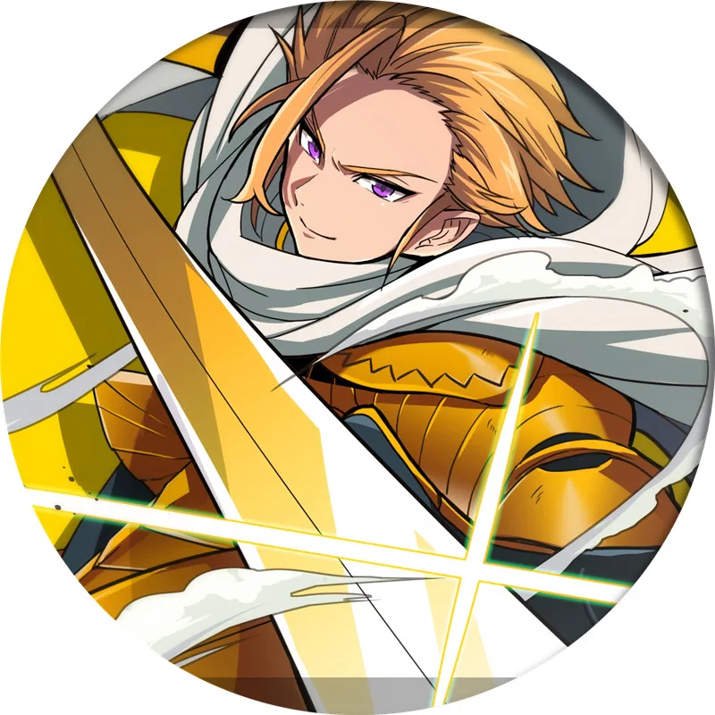 Брошь в стиле аниме Семь смертных грехов значок косплея мелиодас ястреб булавка