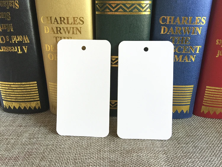 100 шт. Бумага теги белого цвета ручной работы свадьбы Рождества этикетка с