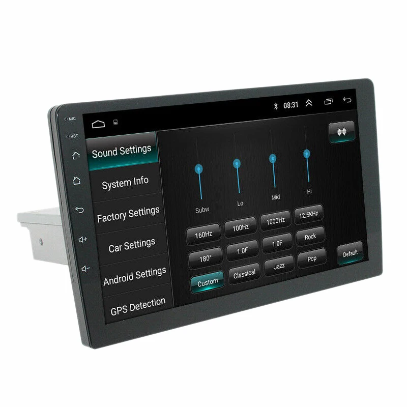 9 дюймов Android 1 1Din HD пресс Sn автомобильный MP5 плеер Гб + 16 WIFI Bluetooth GPS навигация стерео