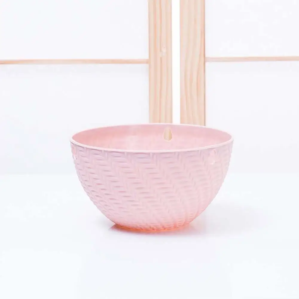 

New Hanging Plastic Flower Pot With Hanging Chain Drain Board Creative Rattan Hanging Orchid Pot Hanging Basket Flower Pot