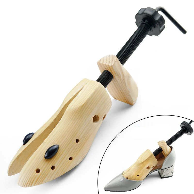 

Wooden 2-Way Shoes Stretcher Adjustable Shoe Extender Boots Shoe Support Keeper