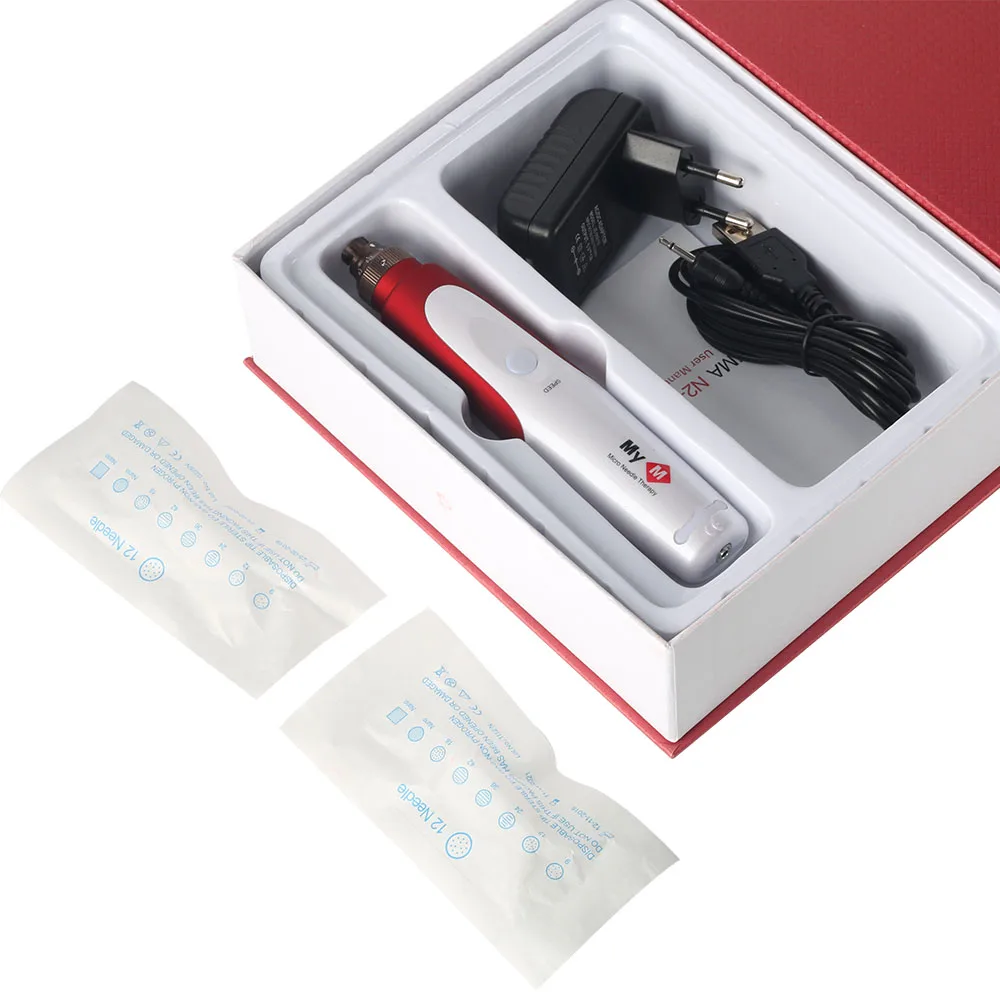 Bayonet Dr. pen игольчатый картридж игольчатые наконечники(12pin иглы) для электрической микро-прокатки Дерма штамп терапия Красота Уход устройство - Цвет: Have gift box