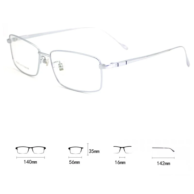 Очки Zerosun титановые для мужчин при близорукости пресбиопии не выцветают по