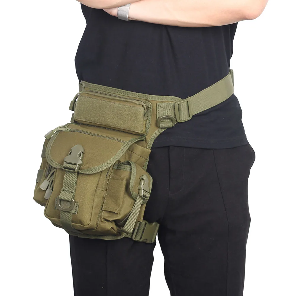 Тактическая поясная сумка 1000D нейлон Molle военный пояс поясная сумка Мужская поясная сумка На открытом воздухе Охота Кемпинг Водонепроницаемый EDC сумка