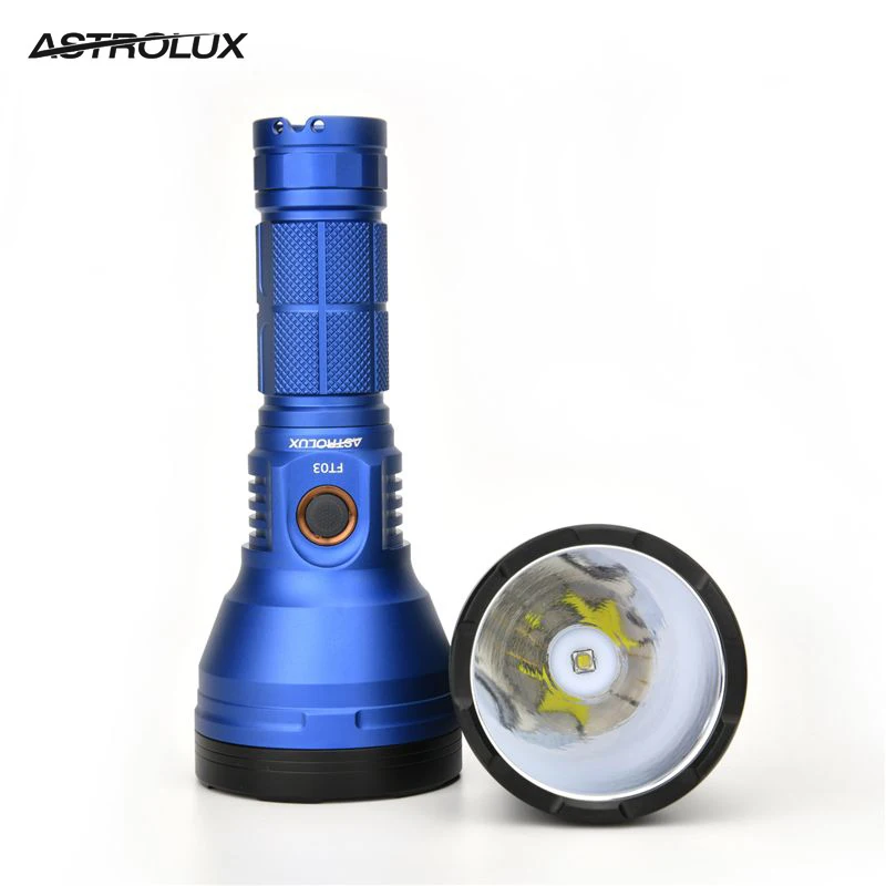 Astrolux FT03 XHP50.2 4300lm 735m Type C перезаряжаемый светодиодный фонарь черное тактическое