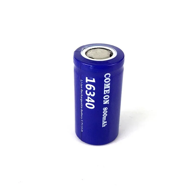 

Co Dark Blue 800mah 16340 Lithium Battery 3.7V Electric Toothbrush Rechargeable Power Torch Battery