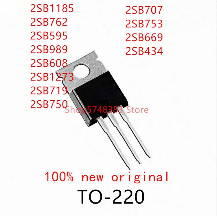 10 шт. 2SB762 2SB595 2SB989 2SB608 2SB1273 2SB719 2SB750 2SB707 2SB753 2SB669 2SB434 TO-220 | Электроника