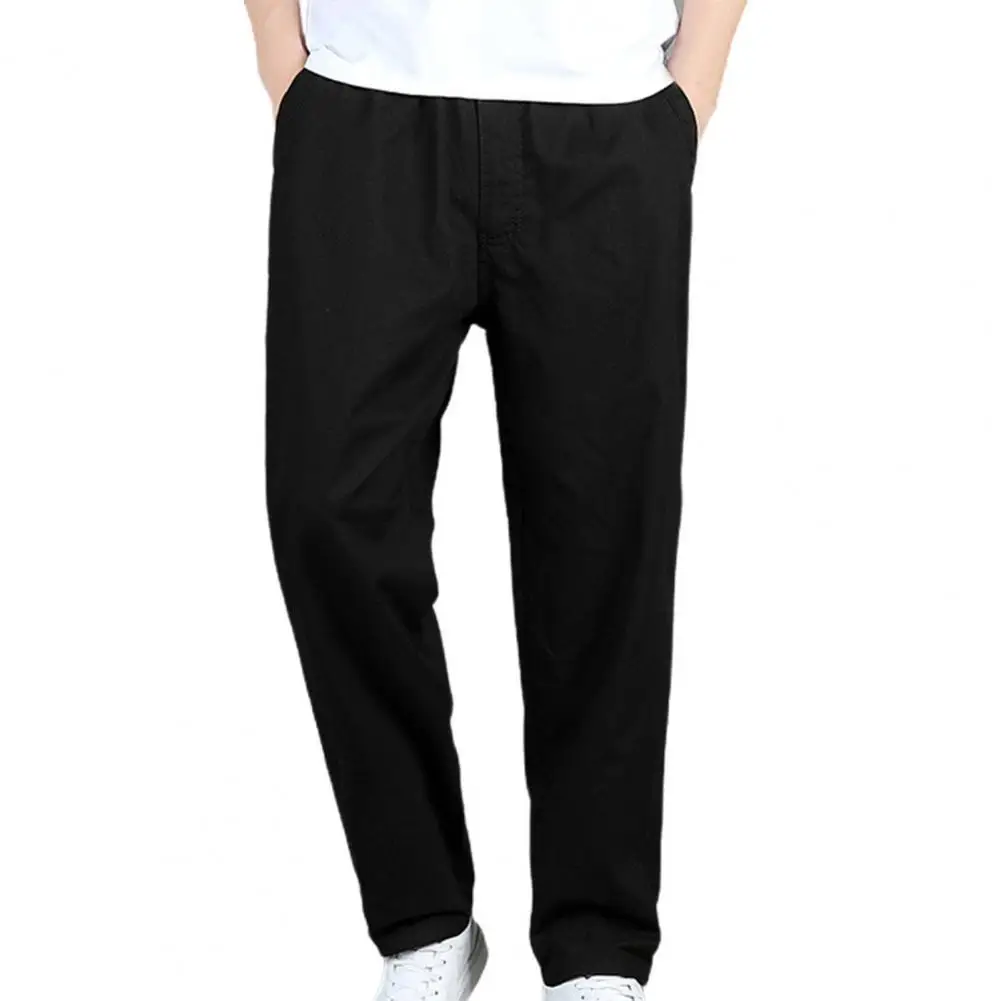 

High Waist Oversize Suit Pants Men Elastic Waist Straight Business Trousers Male Clothing Oversize Suit Pants Trousers