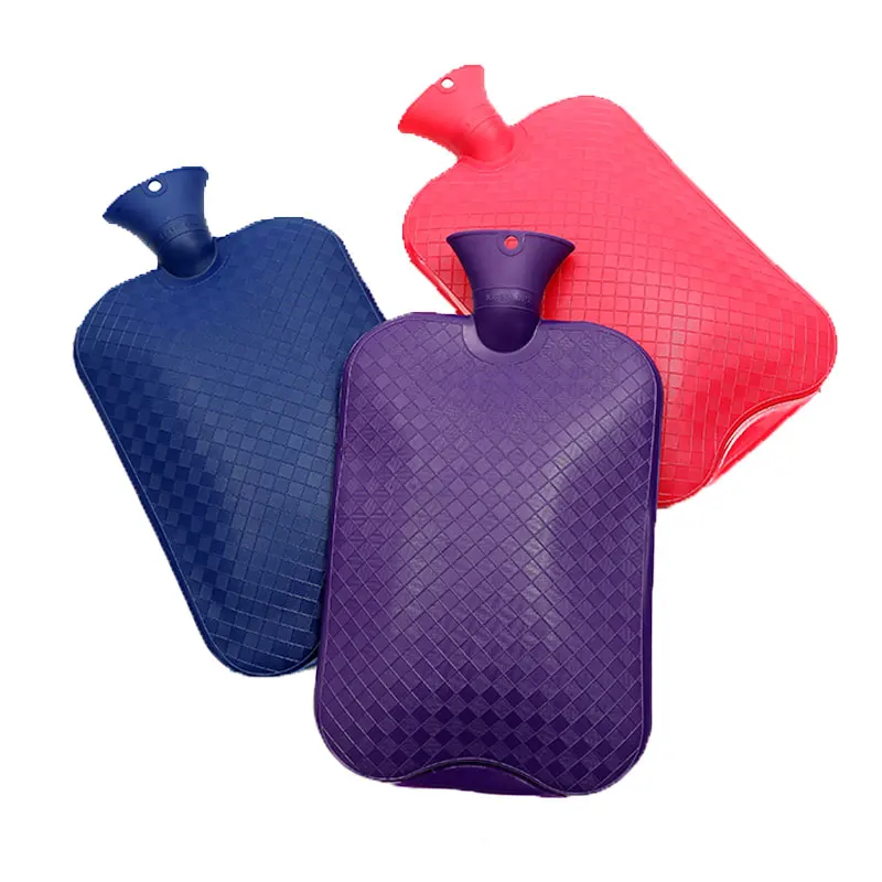 Плотная бутылка для горячей воды 1000 мл теплая резиновая сумка защиты от ожогов