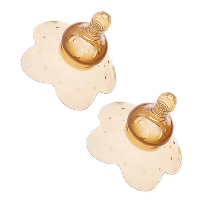 

2 Pcs Silicone Nipple Shield Protector Breast Pad Breastfeeding Mother Feeding Milk Protection Cap Nursing Cover