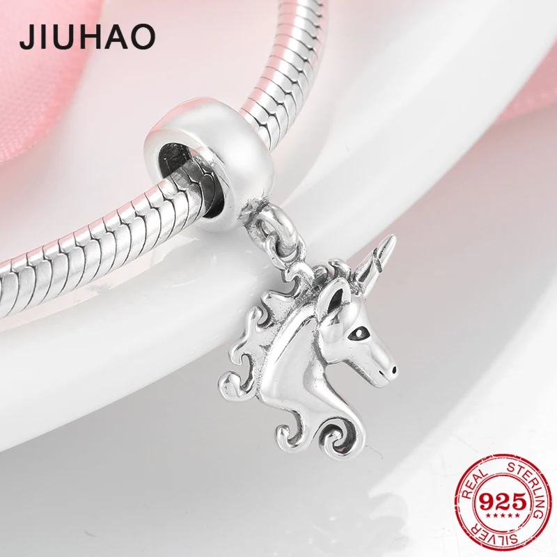 Бусины шармы из серебра 2019 пробы с ангелом единорогом|Ювелирные шармы| |