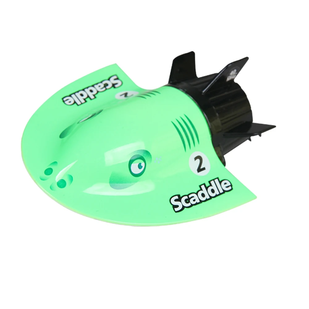 Green Color RC Мини лодка 2,4 ГГц 4CH радиоуправляемая подводная лодка RC корабль один ключ погружные лодки Электрические RC игрушки USB зарядка рождественские мачты подарки - Цвет: Green Color