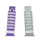 Итальянская сквозная башня Пизы металлические Вырубные штампы Скрапбукинг сделай сам Фотоальбом украшение клип бумага резчик трафарет