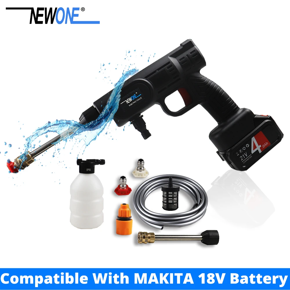Продажа Мойка высокого давления для Makita, портативная беспроводная мойка 18 в, 20 в, 30 бар