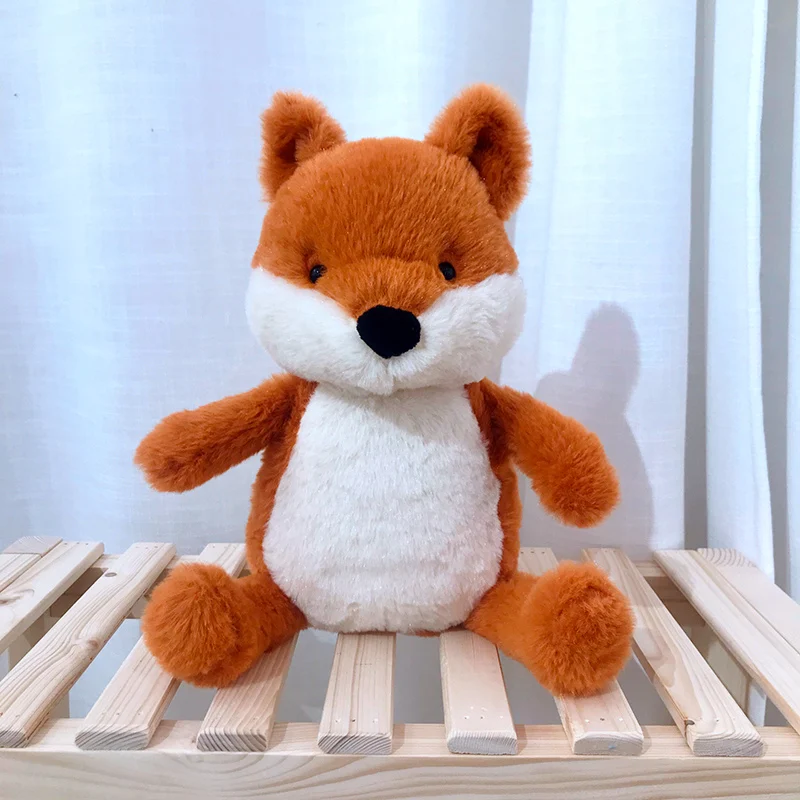 

35-90cm Cute Cartoon Animal Fox Stuffed Doll Soft Fluffy Fox Plush Toy Girls Lover Valentine's Gift Kawaii Sofa Decor Pillows