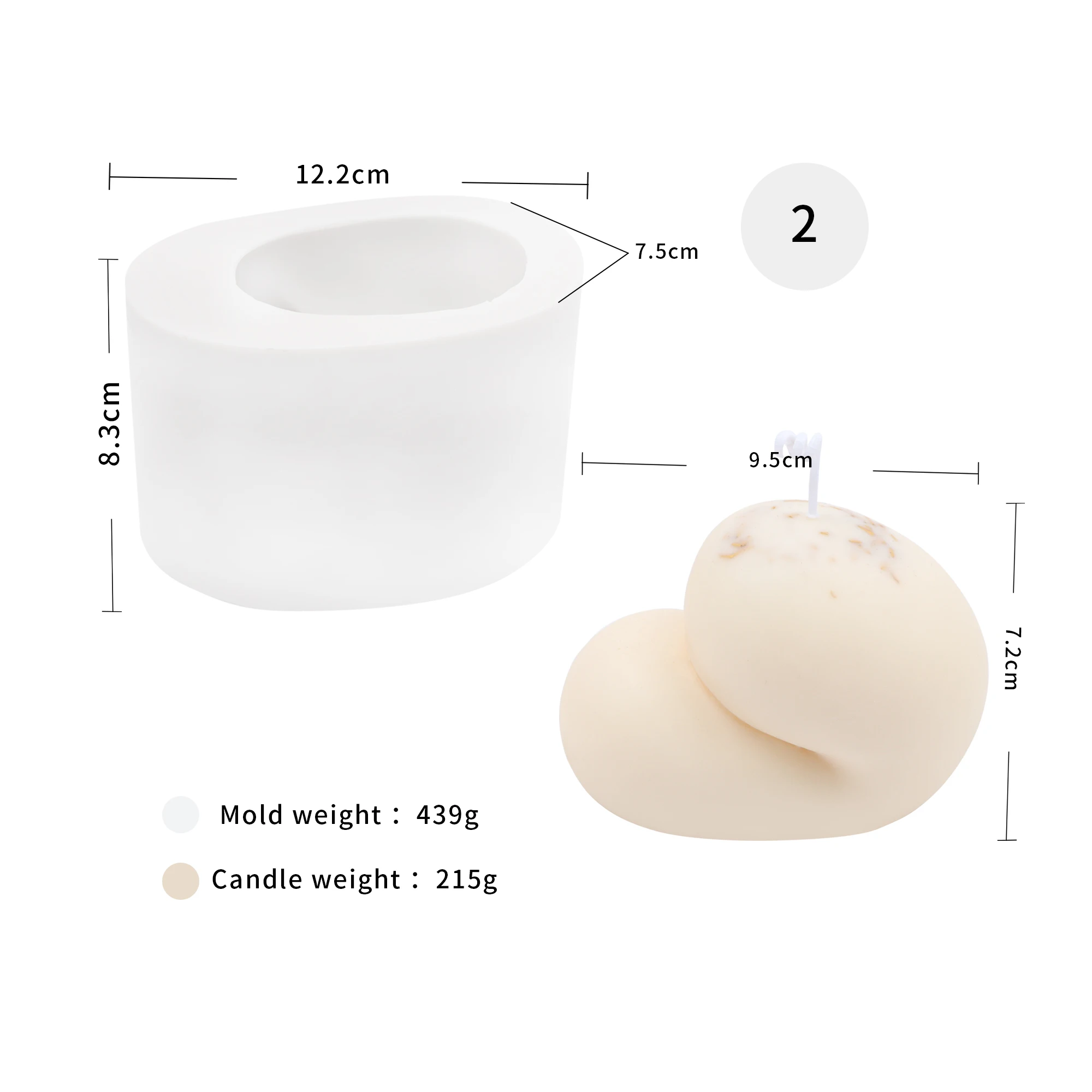 Инструменты для изготовления мыла с 5 бедрами многоразовые Пухлые Красивые