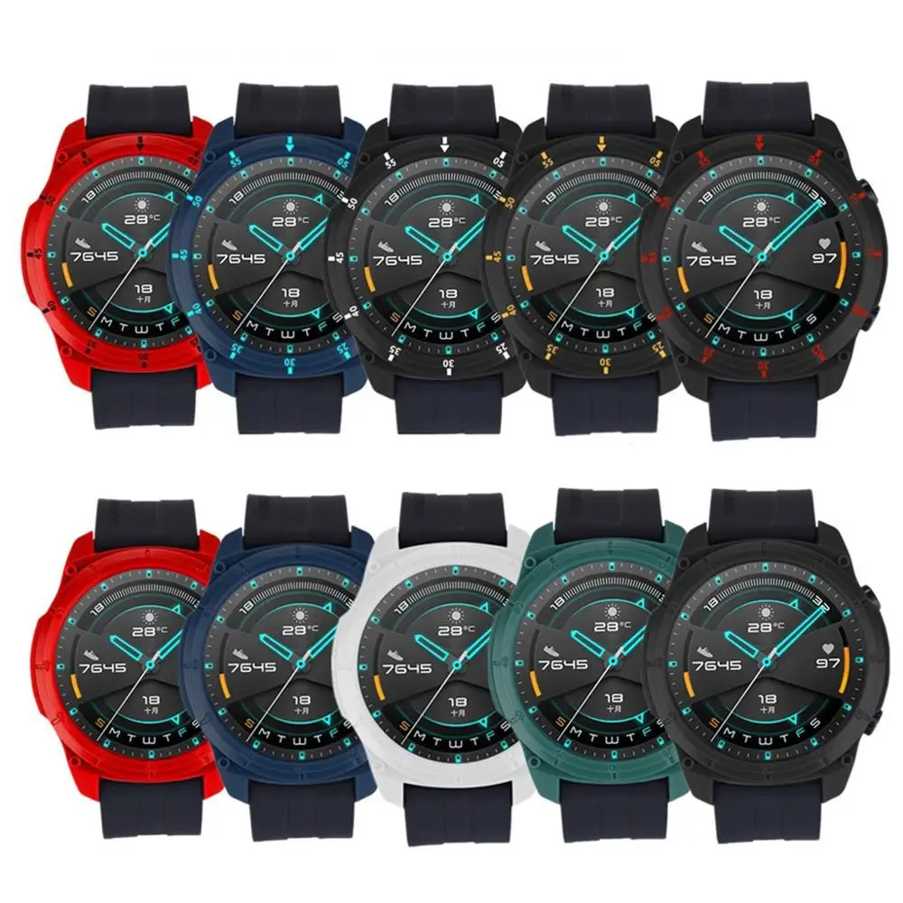 

Case For Huawei Watch GT2 46mm Colorful Smart Watches Cover TPU Shell GT 2 46mm Protector SIKAI Sport Accessories